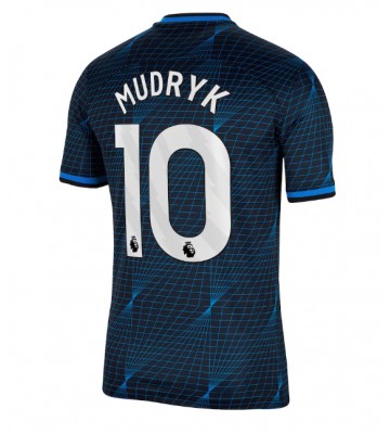 Chelsea Mykhailo Mudryk #10 Udebanetrøje 2023-24 Kort ærmer